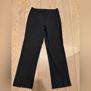 J. McLaughlin Black split hem Straight Leg Pants